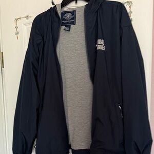 Charles River Apparel Dark Blue Windbreaker